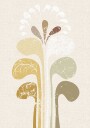 Abstract Paper Cut Composition Butter Yellow 5 Plakat Plakat / 21x30cm