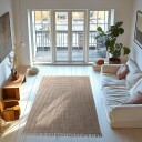 Ryetepper   Farley Natural Cotton Shaggy beige Størrelse: 160 x 230 cm