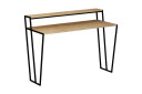 Skrivebord Lindome 123 cm med Oppbevaring Hylle   Brun