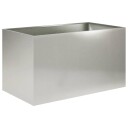 vidaXL Hageblomsterpotte Sølv 100 x 50 x 50 cm Rustfritt stål