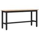 vidaXL Spisebenk Naturlig 100 x 32,5 x 49 cm Massivt furutre