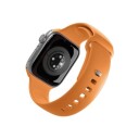 Puro Icon Silikonrem for Apple Watch 44/45/46/49mm Oransje