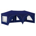  Pop up Festtelt Blå 575 x 288 x 245 cm Oxford Stoff