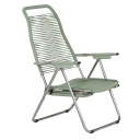 Fiam Spaghetti solstol i sage green aluminium