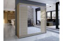 Canderbury Garderobe Med Speil 180x215 cm - Brun