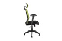 Kontorstol BRAVO 62x53xH107-1145cm svart/grønn -