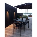 Antidark - Arca W100 LED Utendørs Vegglampe Down Svart