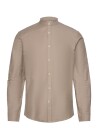 Lindbergh Yarn Dyed Oxford Superflex Shirt   Beige   S
