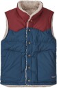 Patagonia Reversible Bivy Down Vest Herre Tidepool Blue XL