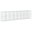 Gabionkurv med deksel 800x100x200 cm galvanisert jern