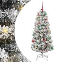  Kunstig sammensatt juletre med LED  stripelys 150 cm PVC