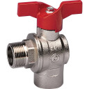 VINKELKULEVENTIL N/M T HÅNDTAK 1/2" 59ROS/9