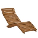 Teak fluktstol for hage og balkong 120kg