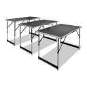  Arbeidsbord 3 stk foldbart høydejusterbart 140641