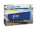 Italeri 1:24 Container Trailer Byggesett 40" Modell