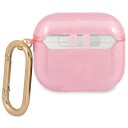 Guess 4G Glitter - Pouch Airpods 3 (Rożowy)