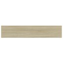  Hylleplater 4 stk sonoma eik 100x20x1,5 cm sponplate