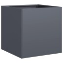 vidaXL Plantekasse antrasitt 40x40x40 cm kaldvalset stål