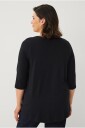 Ellos Plus collection   Topp med ermer 3/4 lang   Svart