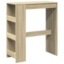  Barbord med stativer sonoma eik 90x40x103,5 cm konstruert tre 8721158386632