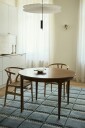 Layered Lilly Wool rug 200x300 cm Blue