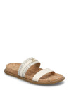 Michael Kors Mandy Flat Sandal - Cream - 36