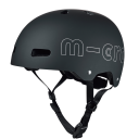 Micro ABS Hjelm black M 54 58 cm justerbar sykkelhjelm sort med LED lys