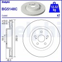 DELPHI BG5148C Bremseskive
