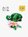 Lego Skilpadde Med Vannliljeblomst
