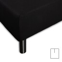 Nordstrand Home Splittlaken - 180x200x40 cm - Svart stretchlaken - 100% Bomull -
