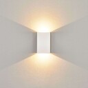 Lindby LED-vegglampe Fabiola av gips, 16 cm høy