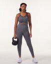 LEVITY Device Seamless Ruch Tights Dk Grey Marl - S