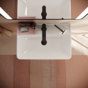 Hansgrohe Xanuia Q Vegghengt Servant 55x37 cm m/1 bl.hull m/ol Hvit m/SC