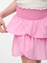 Vero Moda Girl Skjørt vmEmma Smock Layer Short Skirt Wvn Rosa