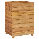 vidaXL Høybed 50x40x72 cm resirkulert teak og stål