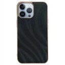 Abstract Series iPhone 14 Pro Max Belagt TPU-deksel Svart