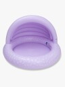 Swim Essentials Barnebasseng Med Solbeskyttelse 100 Cm Lila Leopard