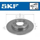 Bremseskive SKF VKBD 80165 S2