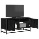 vidaXL TV-skap 80 x 34,5 x 40 cm Svart eik Konstruert tre