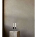 Audo Copenhagen Kubus 2-lys lysestake Hvit, Minimalistisk Ståldesign