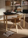 Artek Aalto 80B Bord Rektangulær 60x100 cm Sort Linoleum