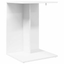 vidaXL Sidetabell Hvit 45 x 40 x 62,5 cm Konstruert tre