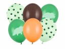 Partydeco Sb14p 335 000 6 Lekeballong Latex Assorterte Farger Bilde Party Selskap Universell