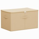 vidaXL Lagringsboks 6 pcs Krem 60 x 43 x 35 cm Ikke-vevd stoff