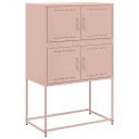  Skjenk rosa 68,5x38,5x107 cm stål 8721102633669