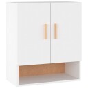 vidaXL Veggskap hvit 60x31x70 cm konstruert tre