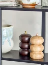 Bloomingville   Marge Salt  og pepperkvern sett med 2 stk.   Beige