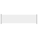 vidaXL Uttrekkbar sidemarkise 600x160 cm kremhvit