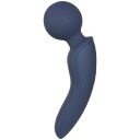 Amaysin Curvy Oppladbar Mini Magic Wand Vibrator    - Blå