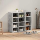  Sko Skap med hylle Betonggrå 77.5 x 30 x 67 cm Konstruert tre